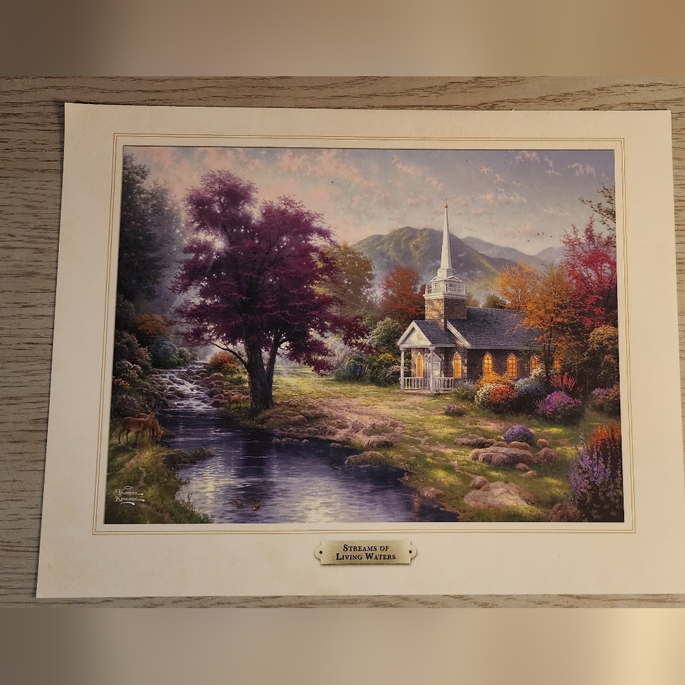 Thomas Kinkade Streams of Living Waters Print